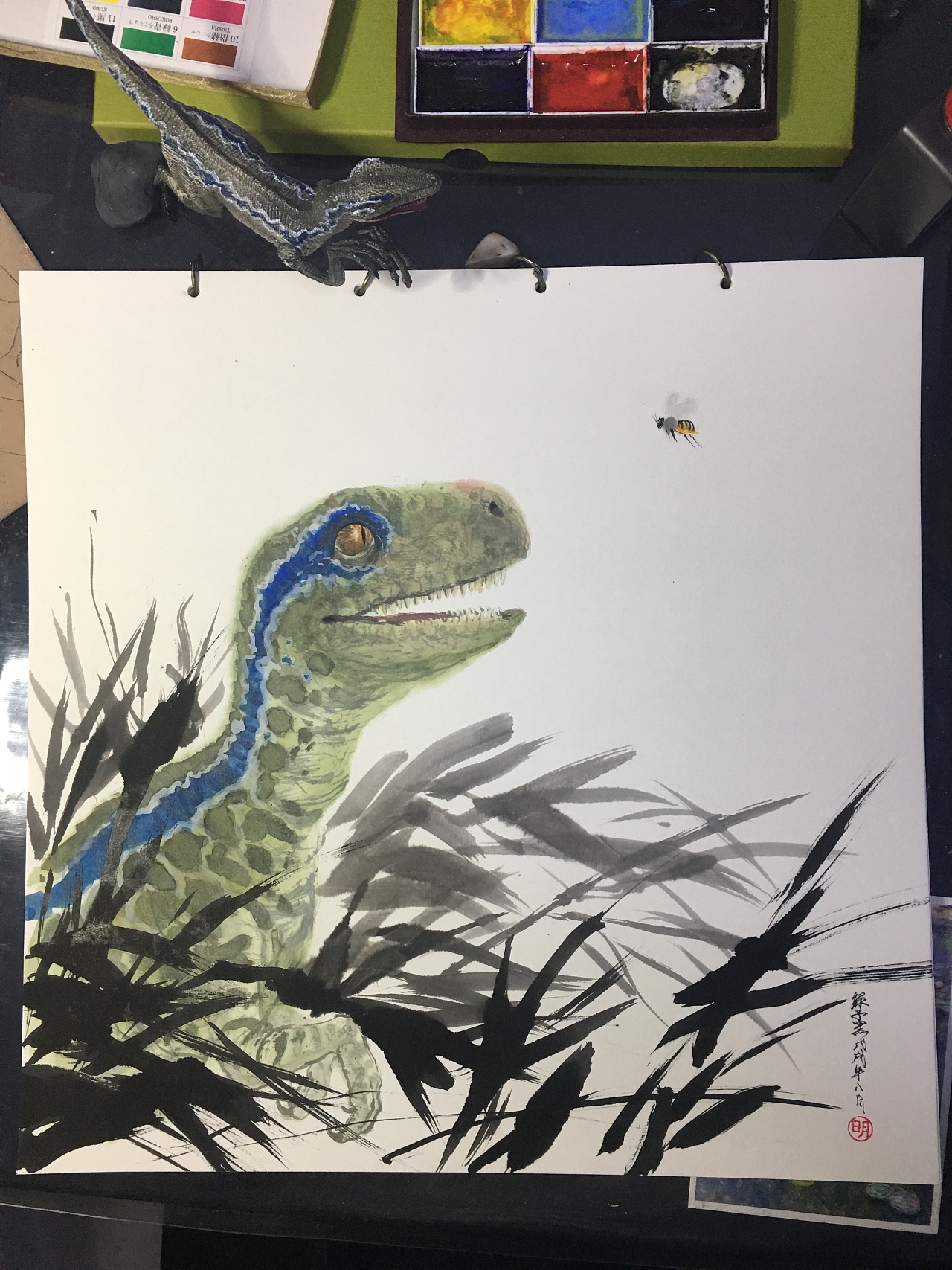 水墨恐龙系列一#侏罗纪世界