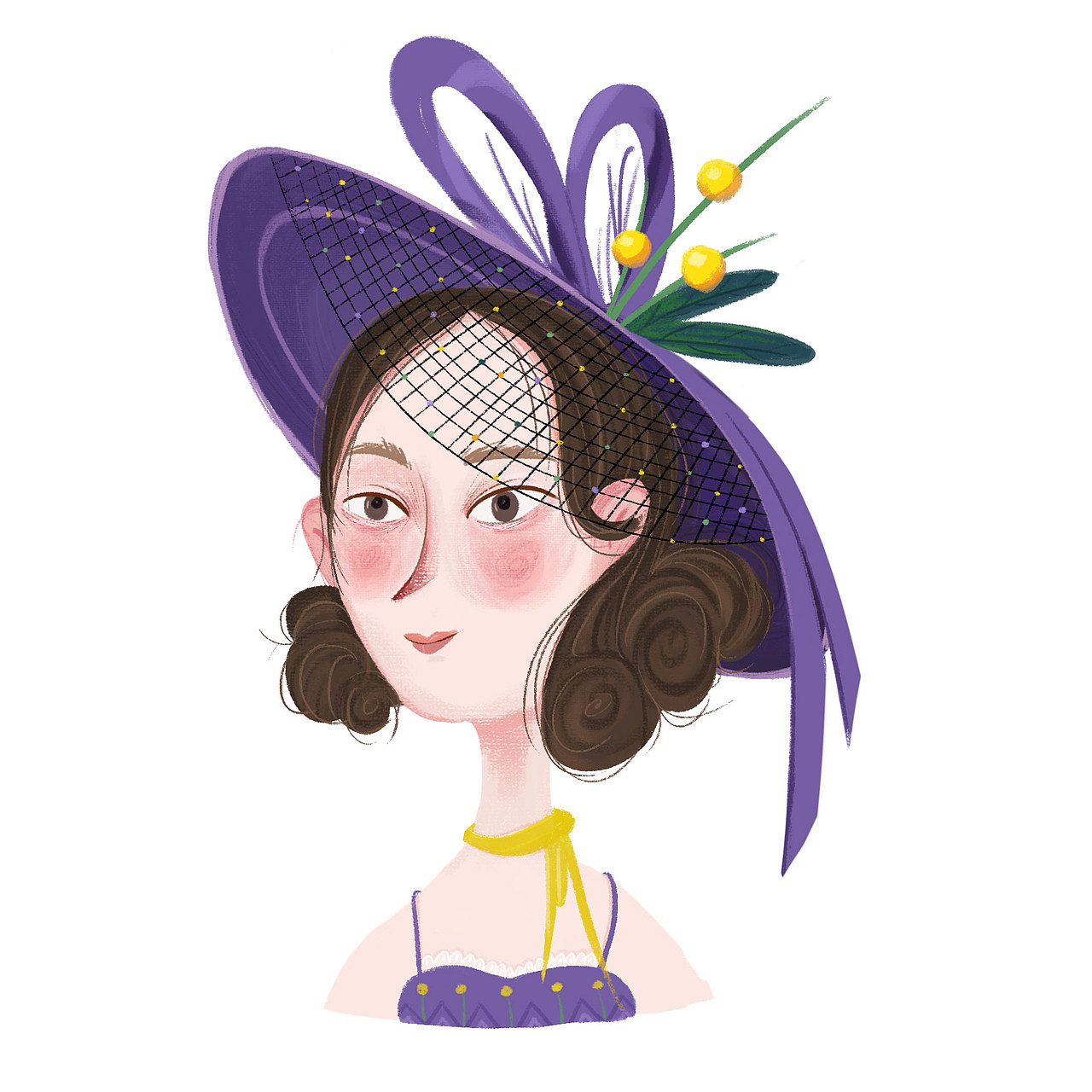 给朋友画的头像。（图ZMTYyNzg1MDA4） - 儿童插画 - 站酷设计师黑喵呀呀呀原创素材 - 站酷ZCOOL