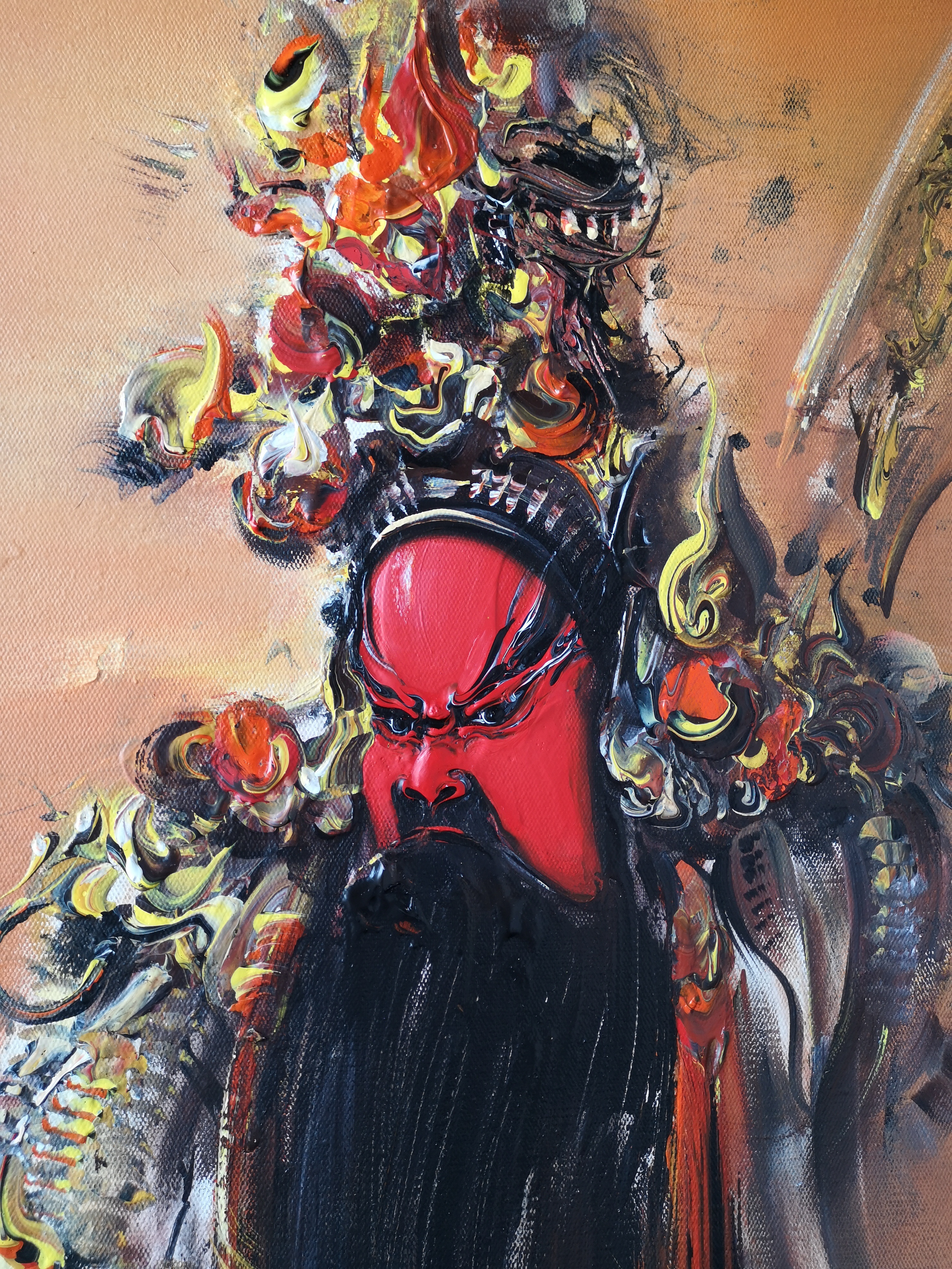 关公|纯艺术|油画|画家邓宇 - 原创作品 - 站酷 (zcool)