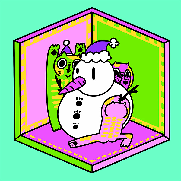 迟到的圣诞贺图 - 未建成的喵子公寓