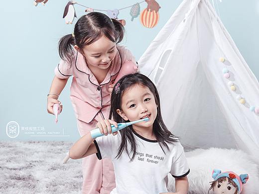 WOCON儿童牙刷商业摄影