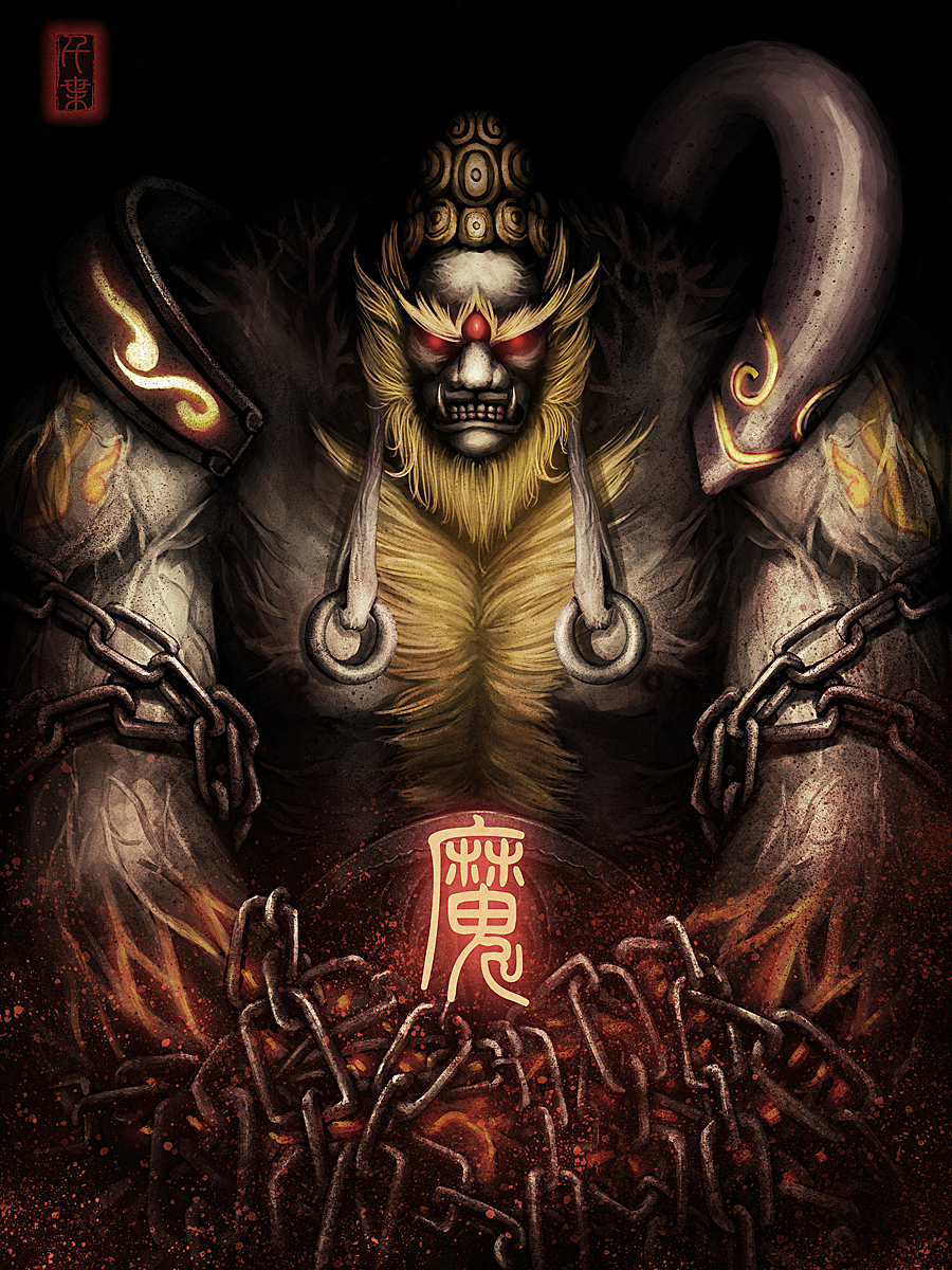 人神魔|插画|商业插画|mileyia_原创作品-站酷zcool