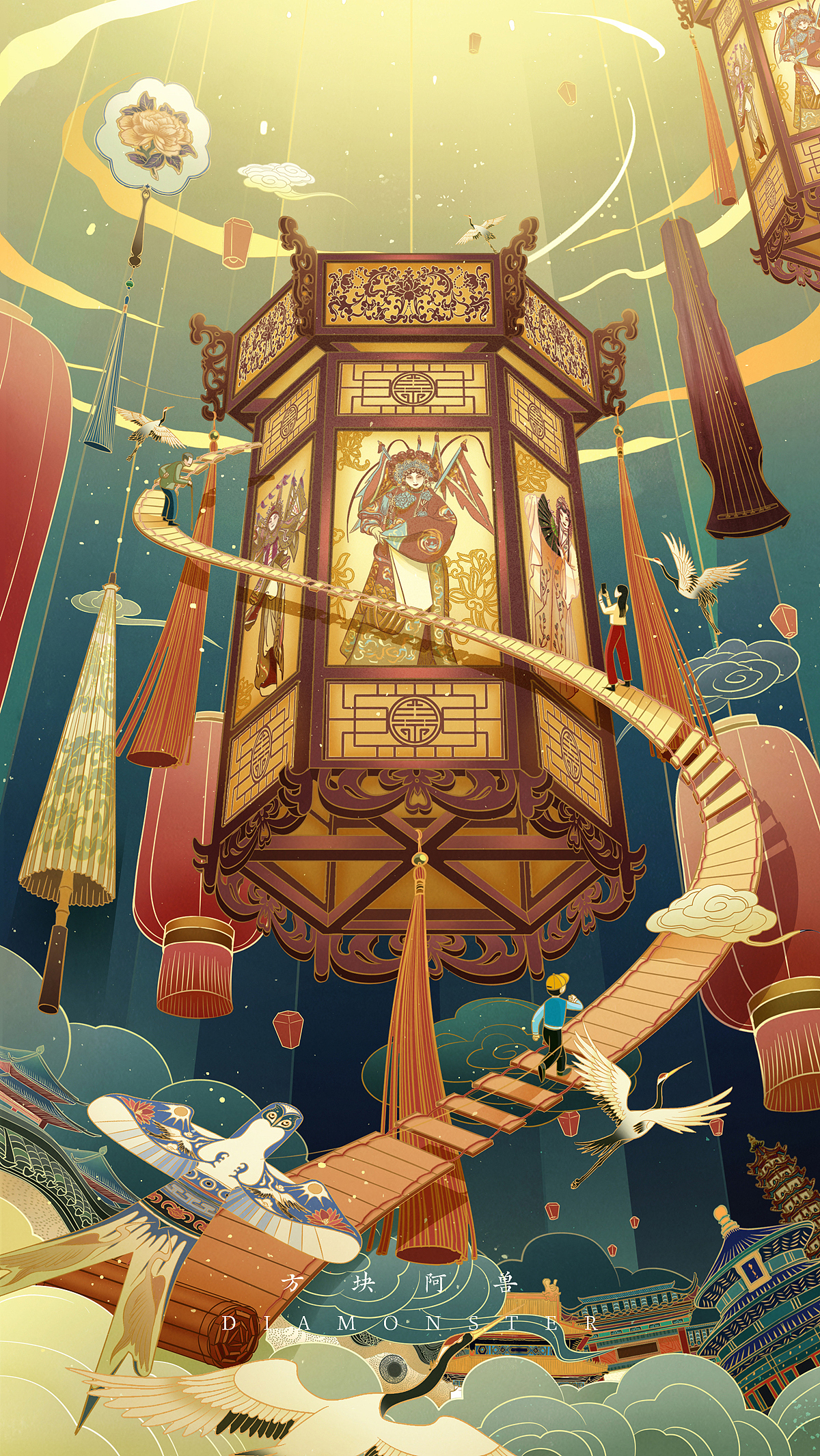 2021商业插画总结：）（图ZMjg3NTU0ODg4） - 商业插画 - 站酷设计师方块阿兽原创素材 - 站酷ZCOOL