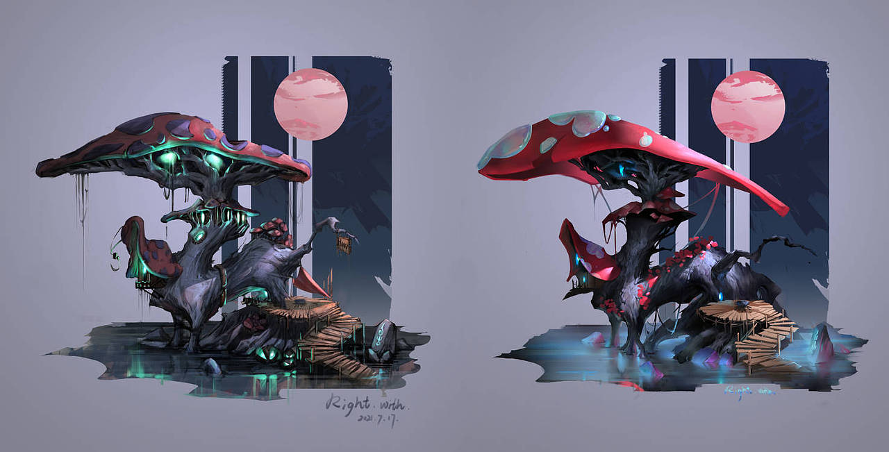 个人小练习（图ZMjgxMzM4NTQw） - 游戏原画 - 站酷设计师Rightwith原创素材 - 站酷ZCOOL