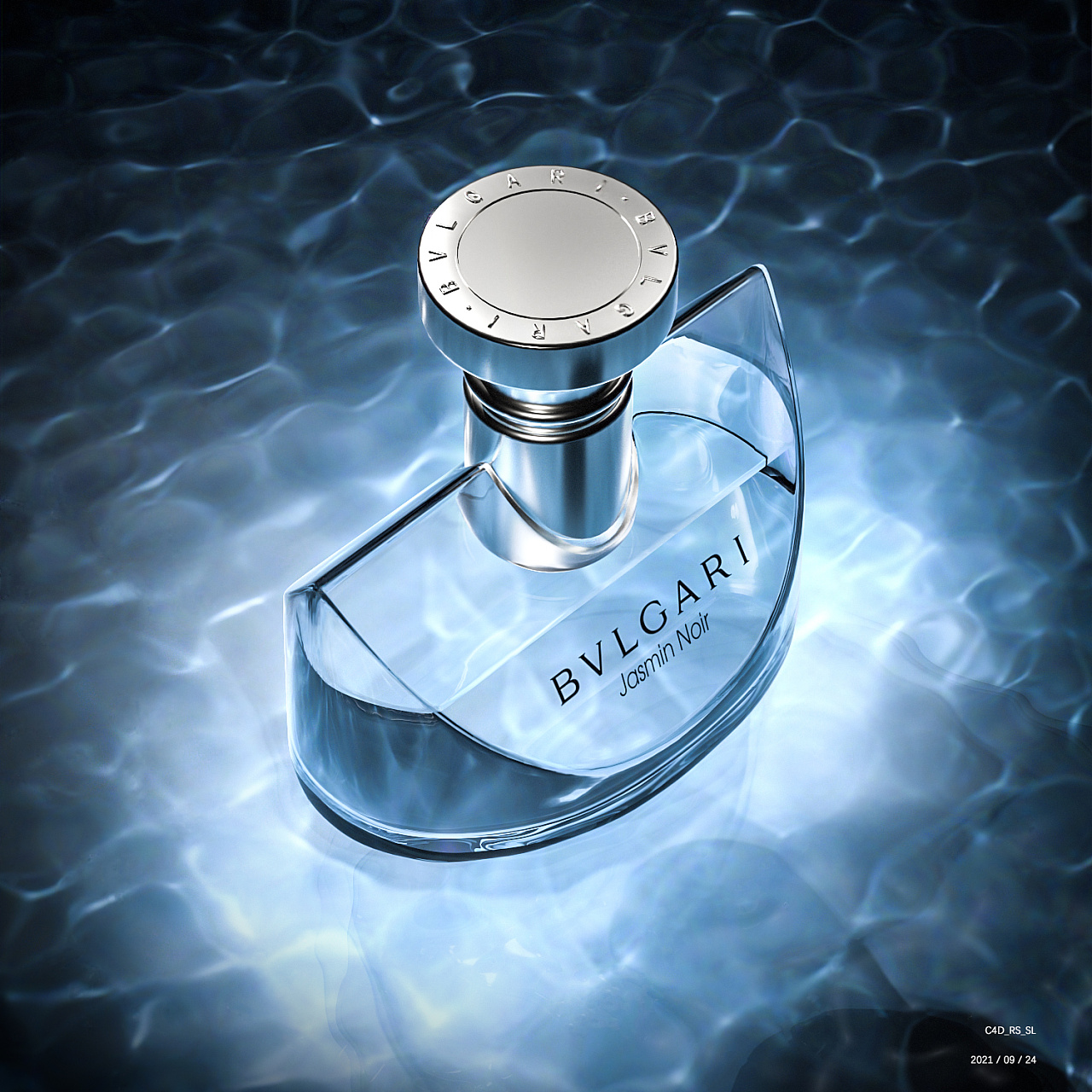 c4d——rs渲染 男士香水