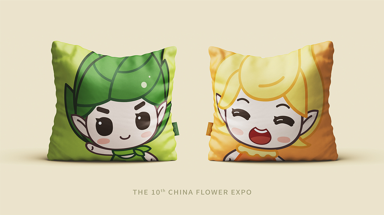 吉祥物上海崇明花博会吉祥物设计