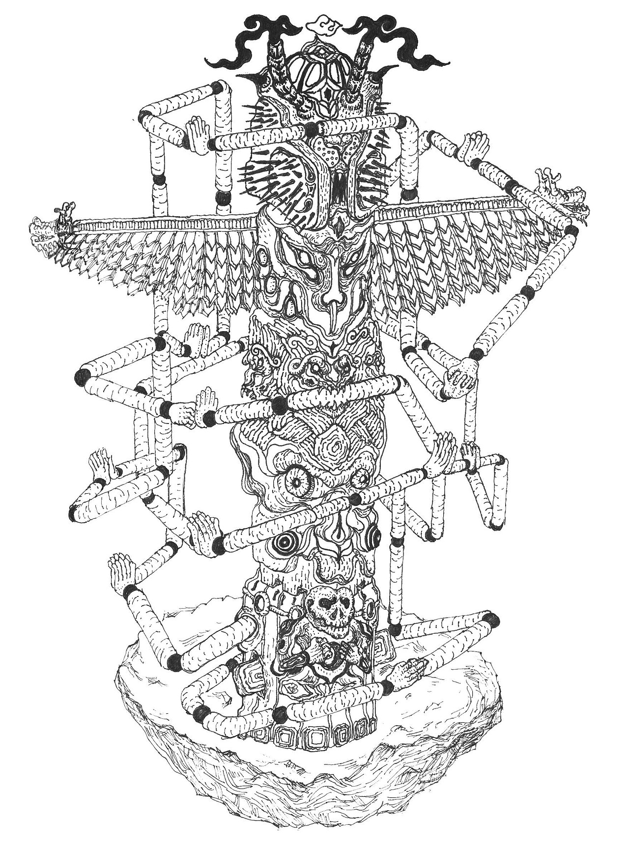 图腾柱/totem pole