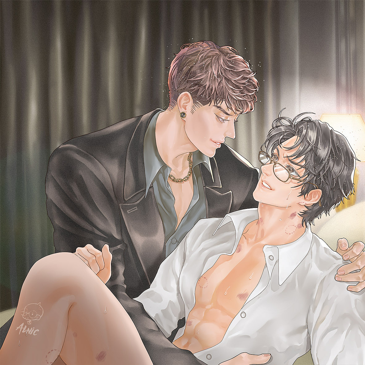 一些耽美委托（图ZMjk4NDA0OTAw） - 创作习作 - 站酷设计师alnic是草莓原创素材 - 站酷ZCOOL