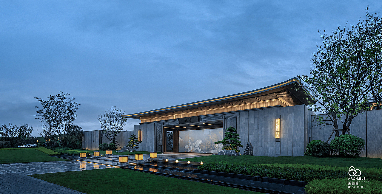 成都彭州弘阳营销中心景观实景