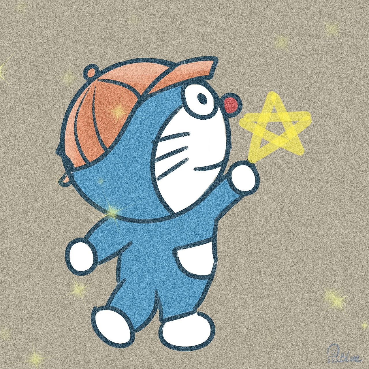 哆啦A梦（图ZMjkxMDYxOTY0） - 动画片 - 站酷设计师bluezy原创素材 - 站酷ZCOOL