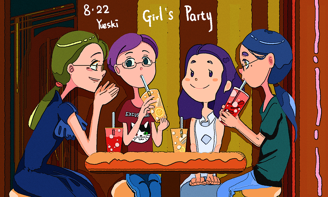 8月的日绘（创作篇）（图ZMjMwMTI4MTAw） - 创作习作 - 站酷设计师椰小呆yveski原创素材 - 站酷ZCOOL