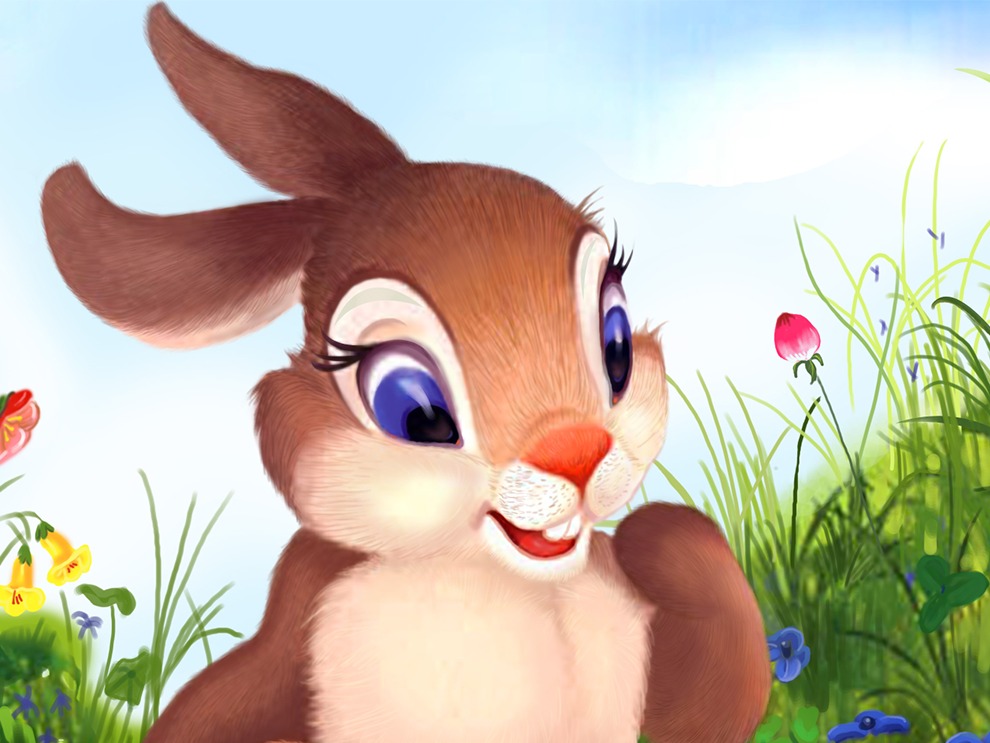 2D插画—rabbit_在线OL-站酷ZCOOL