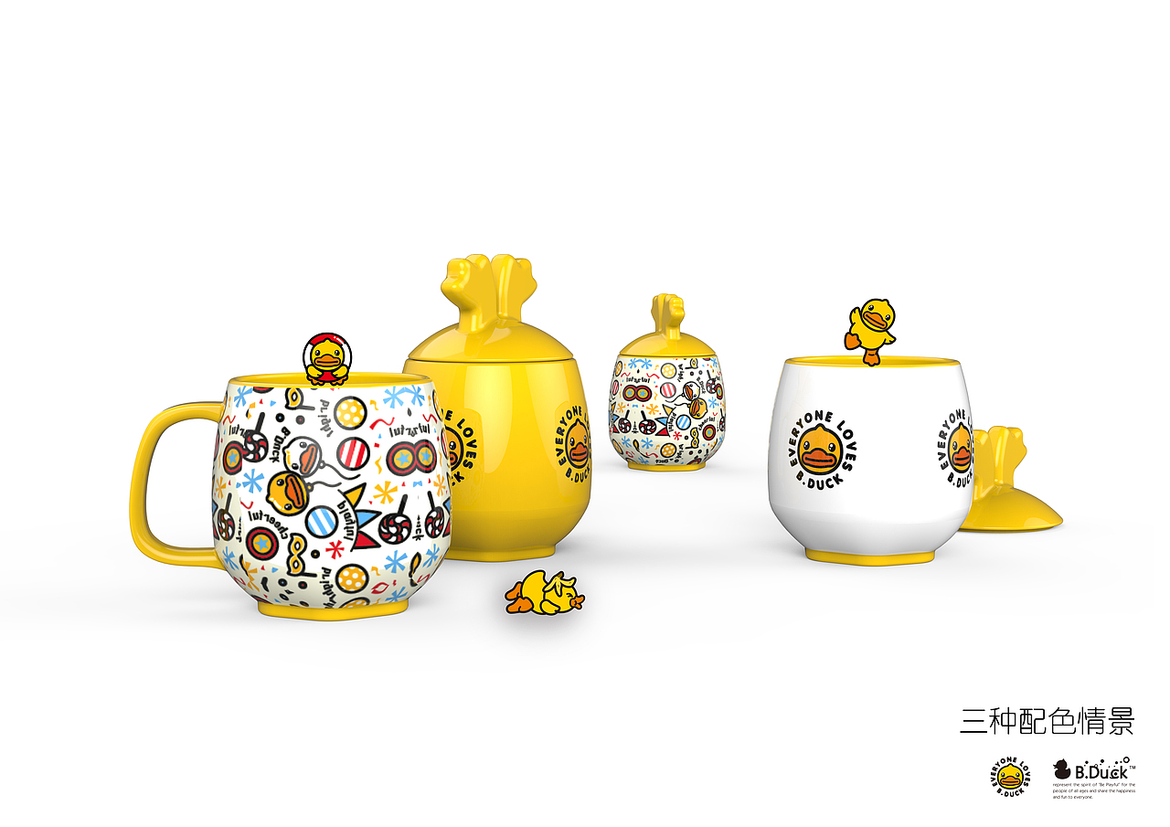 FACE×B.DUCK陶瓷杯设计（图ZMTI1NDUxMTYw） - 生活用品 - 站酷设计师南瓜小姐原创素材 - 站酷ZCOOL