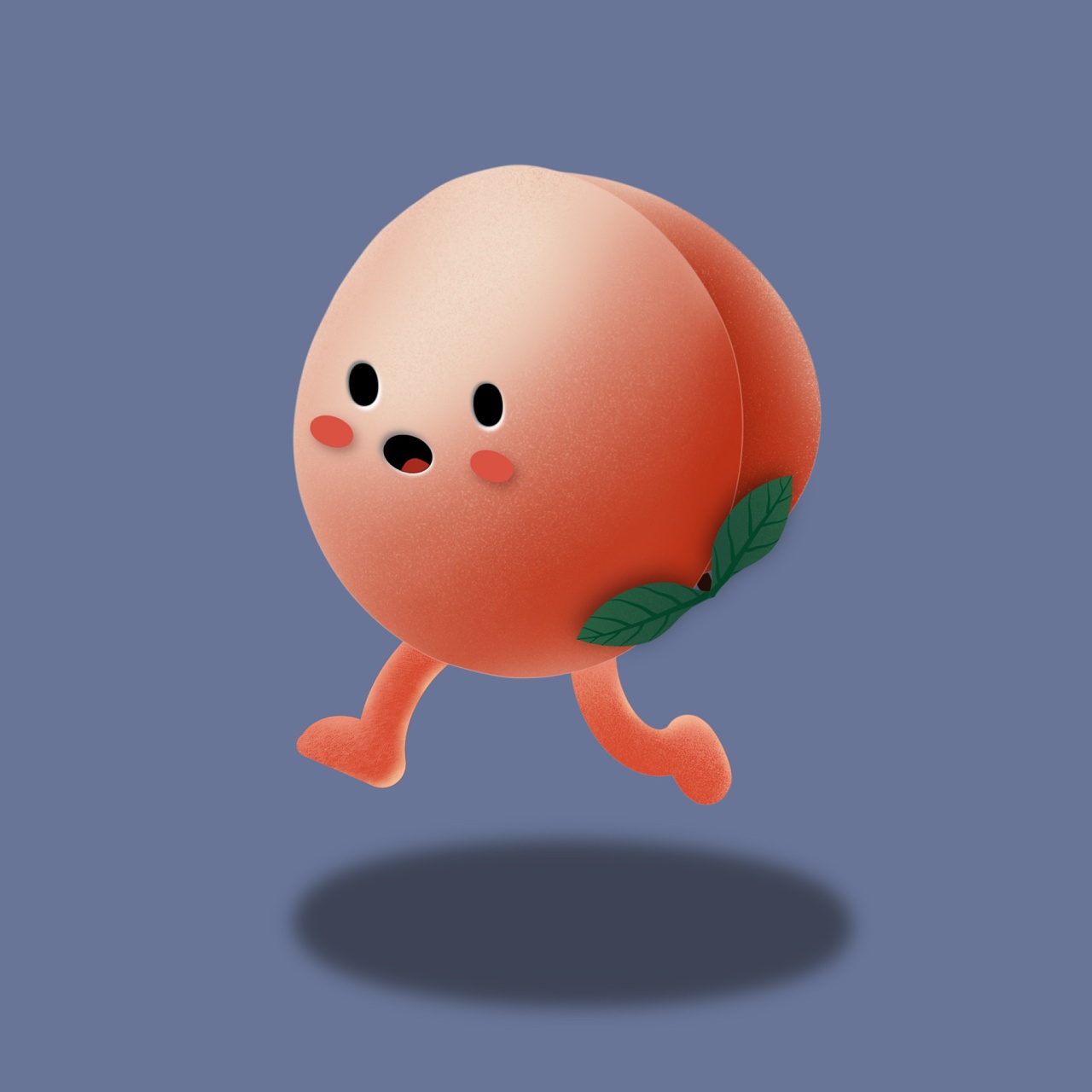逃桃子|插画|创作习作|番茄祭司_ - 临摹作品 - 站酷 (zcool)