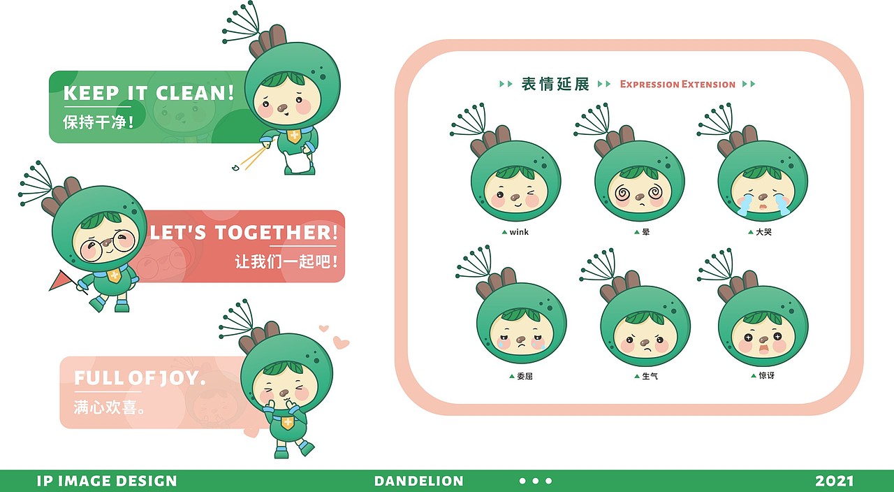 ip  |  高明区蒲公英生态环境宣教品牌吉祥物