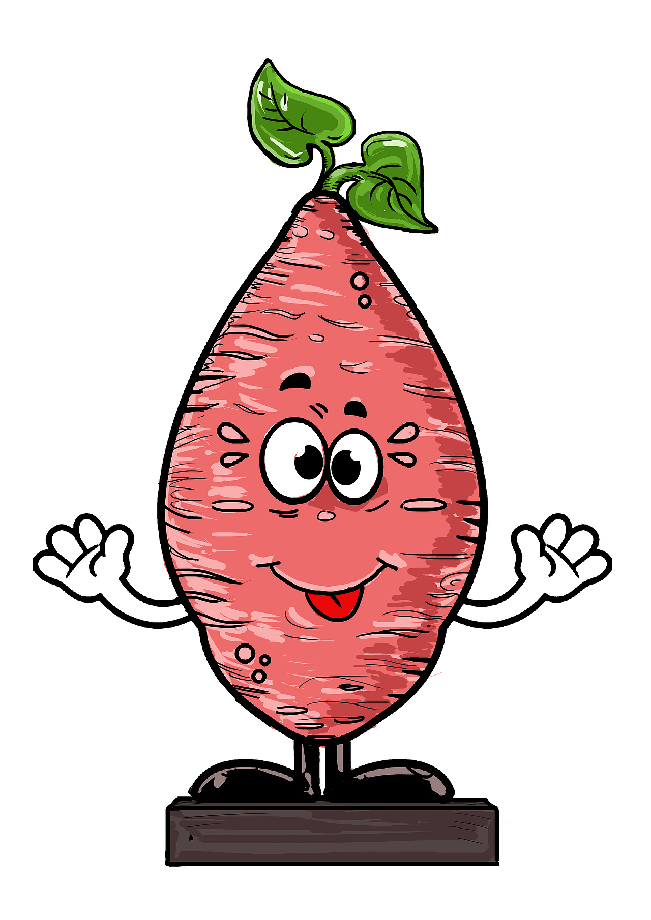 《山芋卡通雕塑》（图ZMjI4ODc0NzQ4） - 其他 - 站酷设计师山林小小原创素材 - 站酷ZCOOL