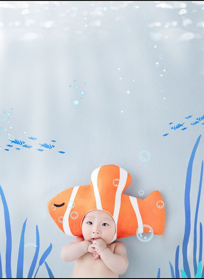 百天——海底世界（图ZMjM0MTEyNzEy） - 人像摄影 - 站酷设计师多啦上门拍原创素材 - 站酷ZCOOL