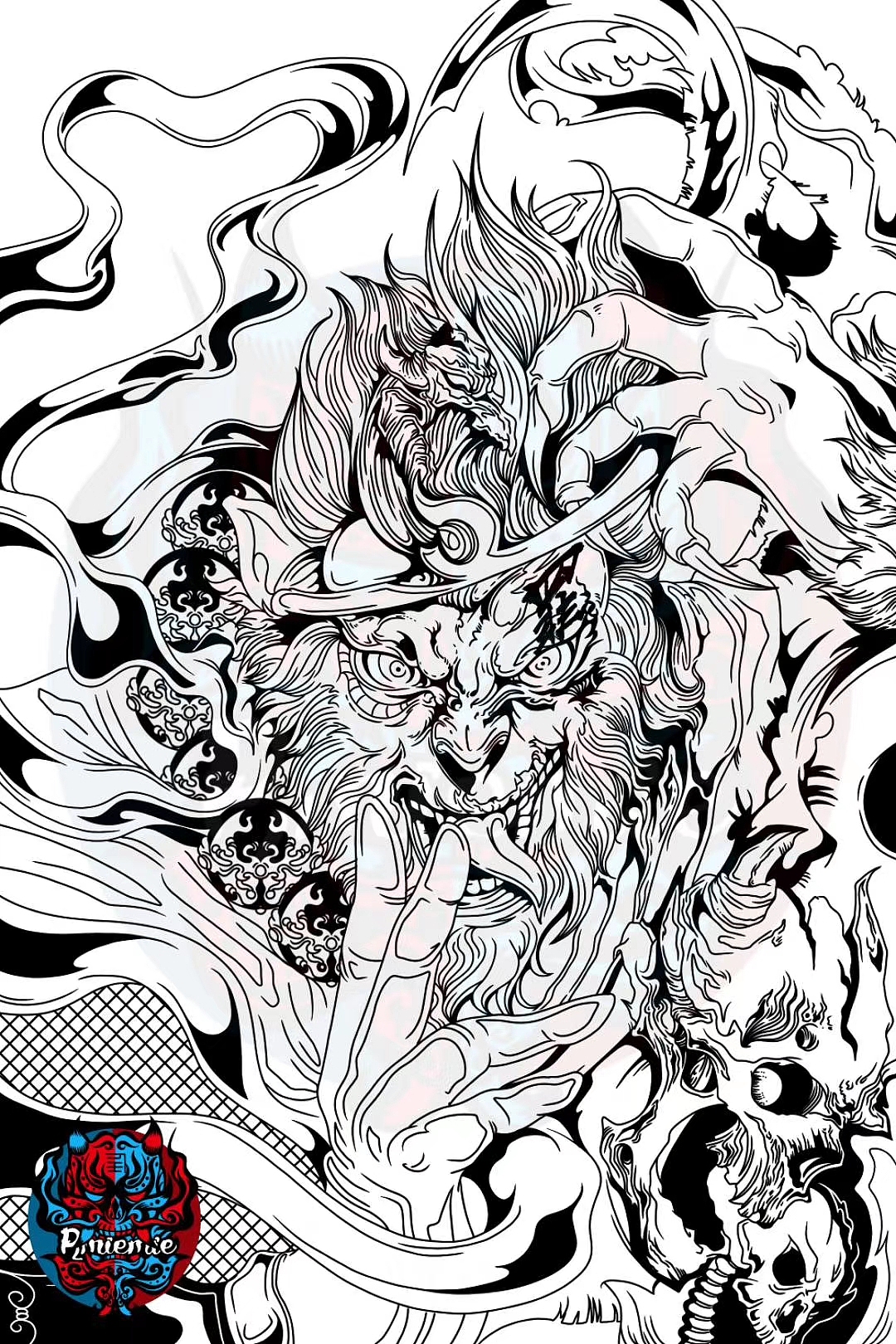 原创插画设计_《一念》