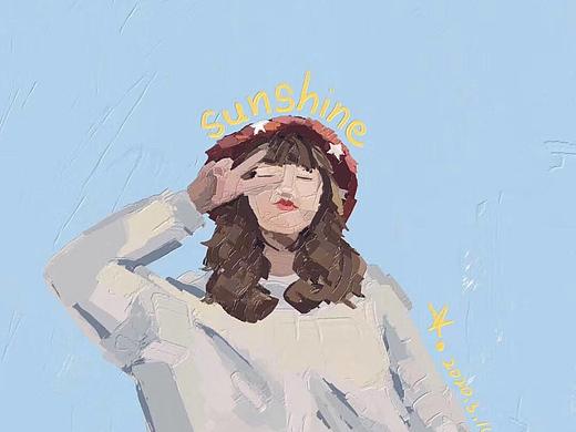宁宁与静静~午后（个人主页-ZNDQ3MjYxOTI=） - 绘画 - 站酷设计师JOJO摩艾君原创素材 - 站酷ZCOOL