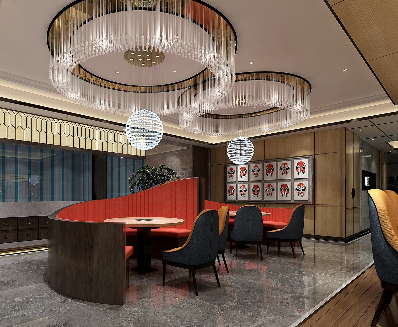 甘肃酒泉火锅店设计