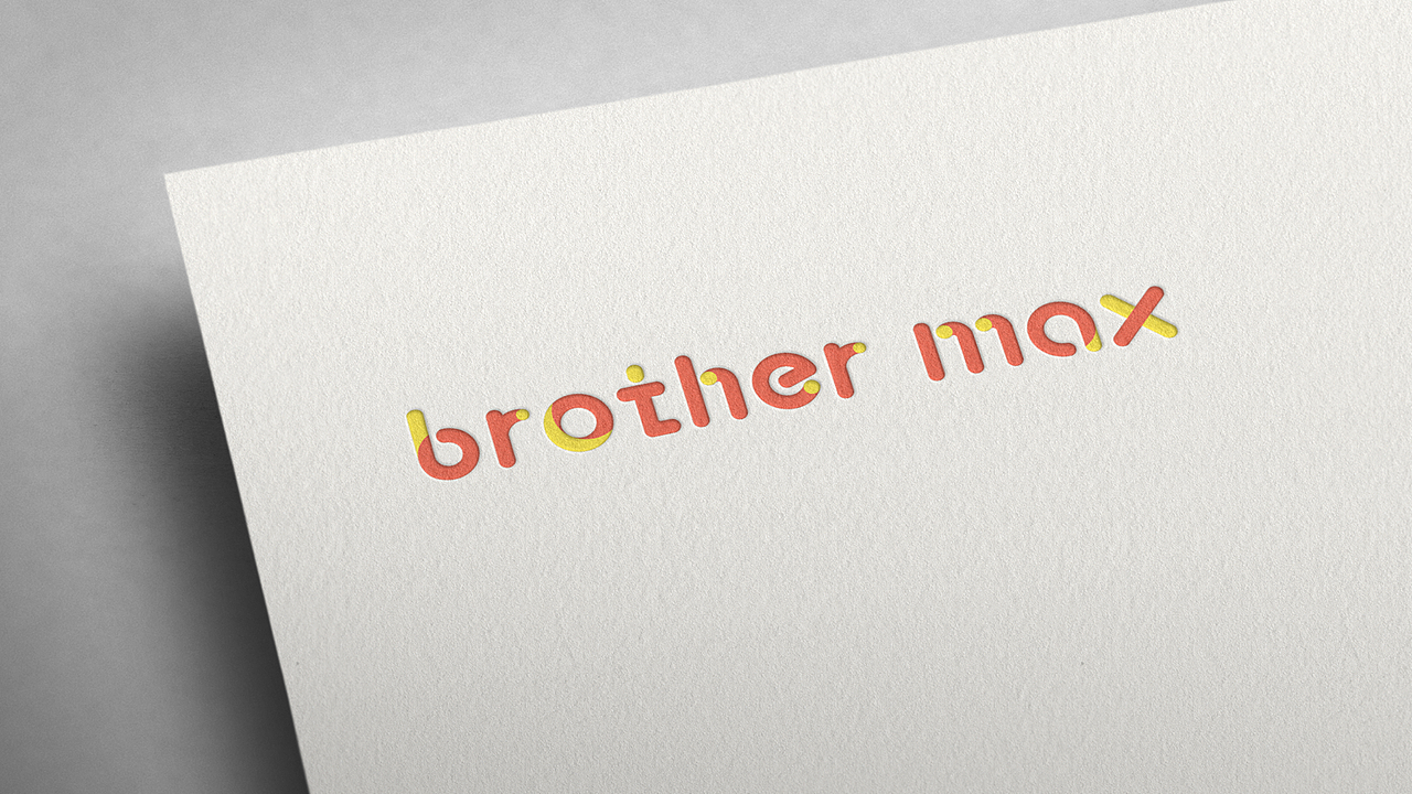 母婴brother max英文LOGO全称设计_HJL