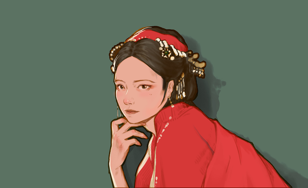 她的二十岁（图ZMjcyNzA3MTY4） - 艺术插画 - 站酷设计师二轮牛仔原创素材 - 站酷ZCOOL