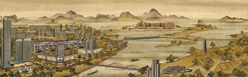 义乌新光地产图（图ZNDEwNzA5NjA=） - 商业插画 - 站酷设计师wzlzxx原创素材 - 站酷ZCOOL