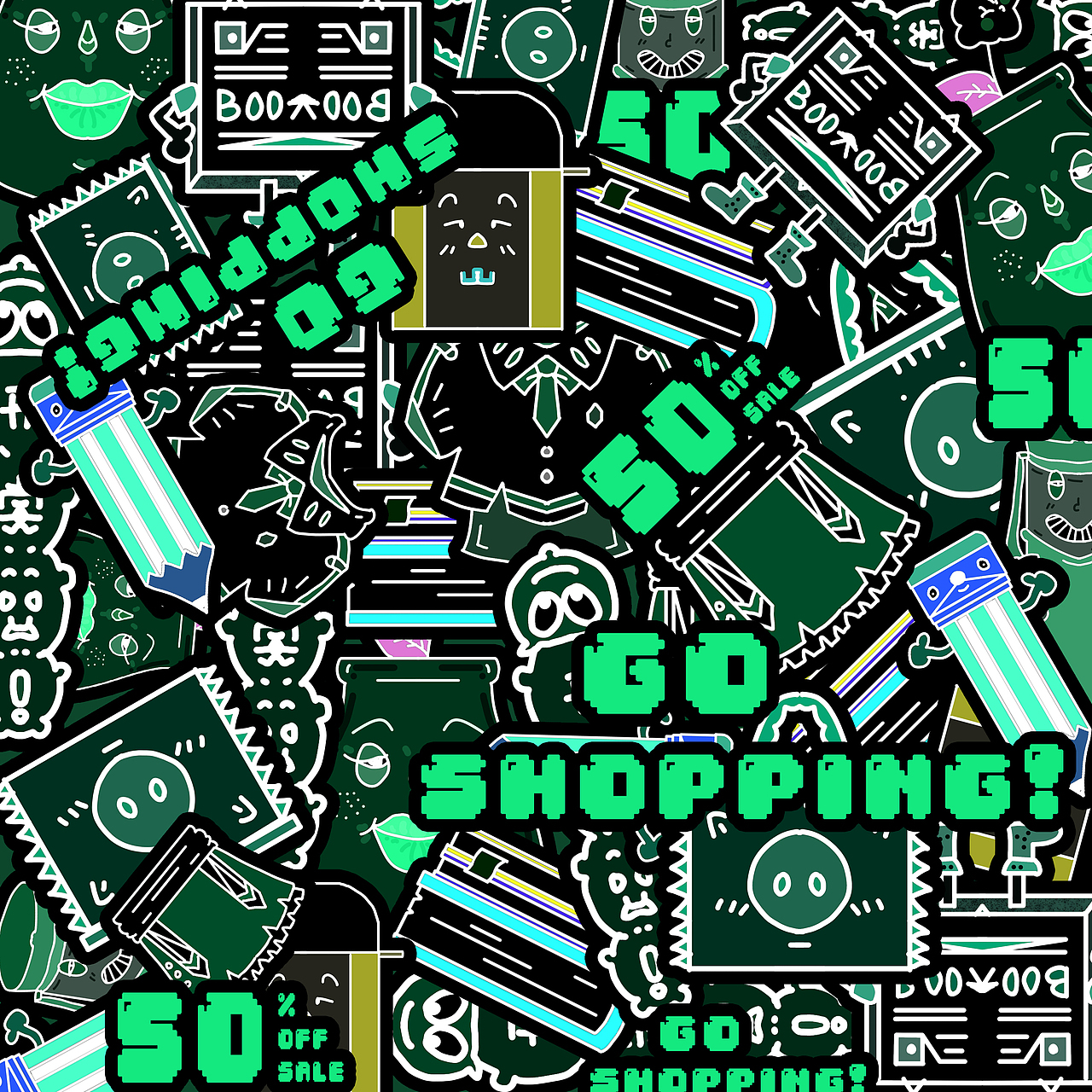 y园糖插画21天打卡 第五第六天~