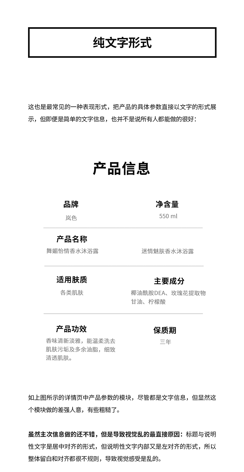 详情页中最容易被忽略的产品参数模块，该如何设计？