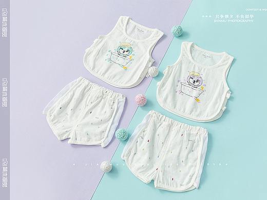 婴儿服饰静物拍摄 ✖ 爬服哈衣包包连体衣春装套装摄影