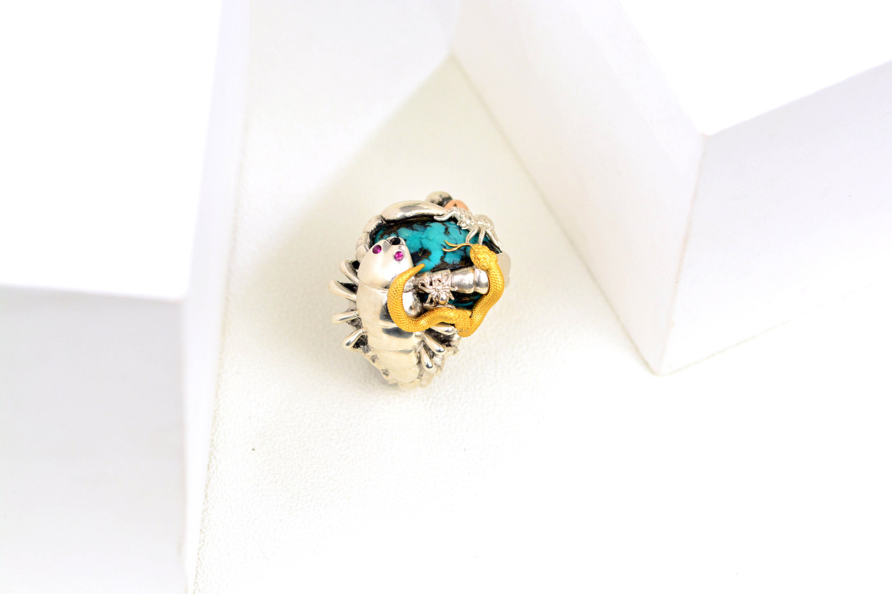 设计师作品|五毒戒指（图ZMjUwOTIxMTA0） - 首饰设计 - 站酷设计师天使原创珠宝设计原创素材 - 站酷ZCOOL