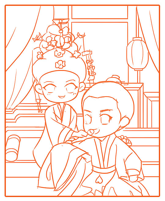 知否夫妇甜蜜发糖Q版图（图ZMTQzNjE0Nzg0） - 创作习作 - 站酷设计师ritawen原创素材 - 站酷ZCOOL