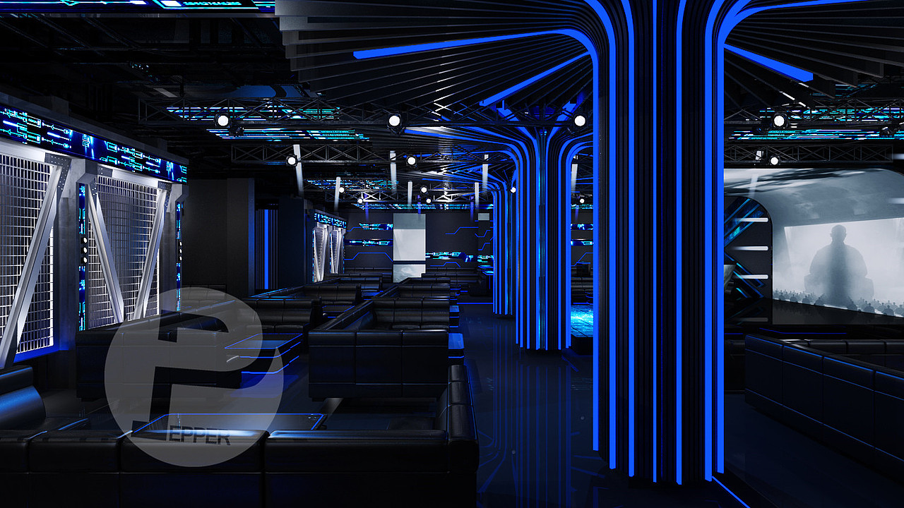 酒吧大厅效果图设计