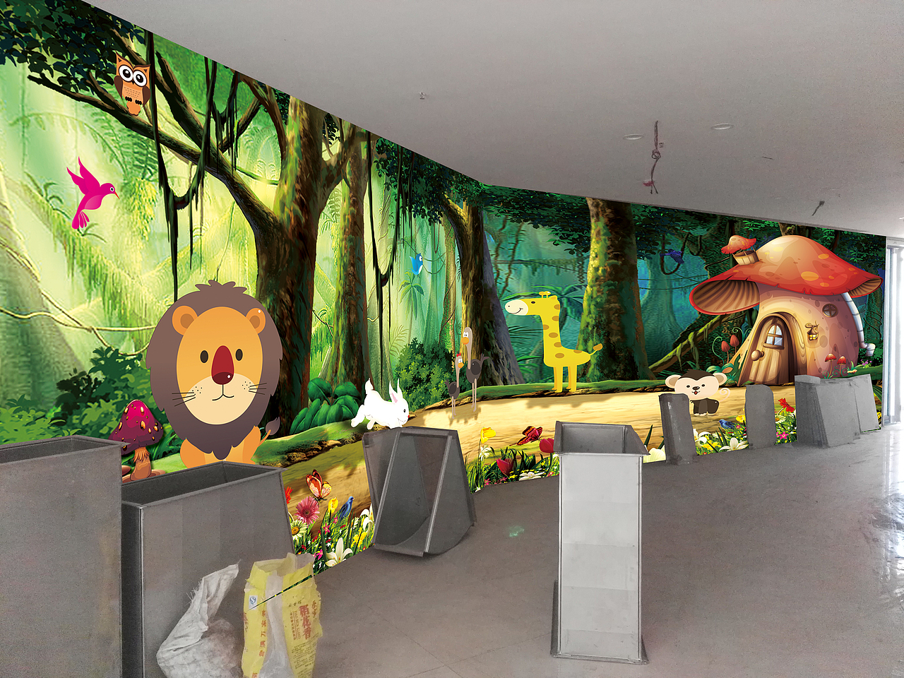 熊卡通形象及美陈点位（图ZMTA5NTU1OTY4） - 其他空间 - 站酷设计师牛奶小芒果原创素材 - 站酷ZCOOL