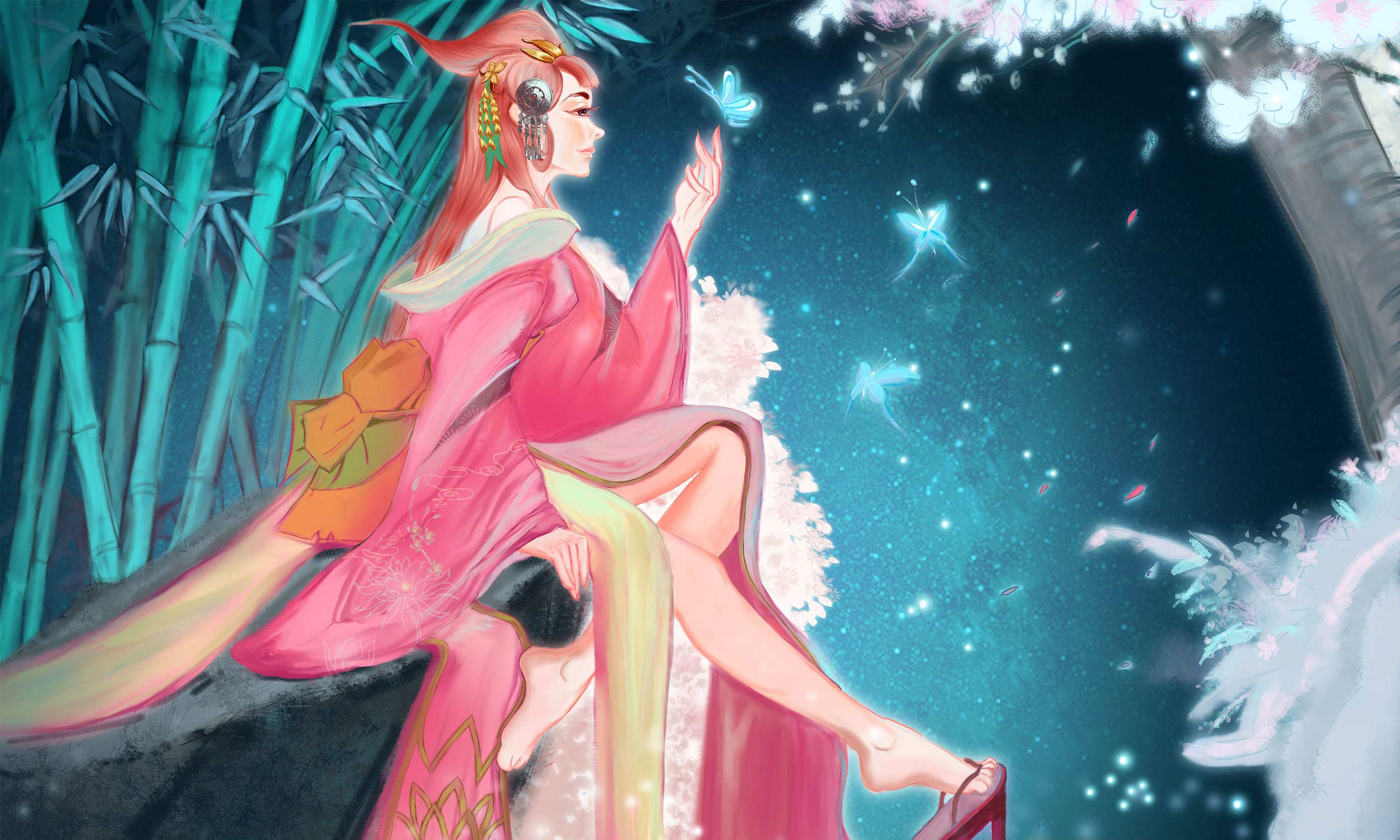 辉夜姬|插画|商业插画|晚崎 - 原创作品 - 站酷 (zcool)