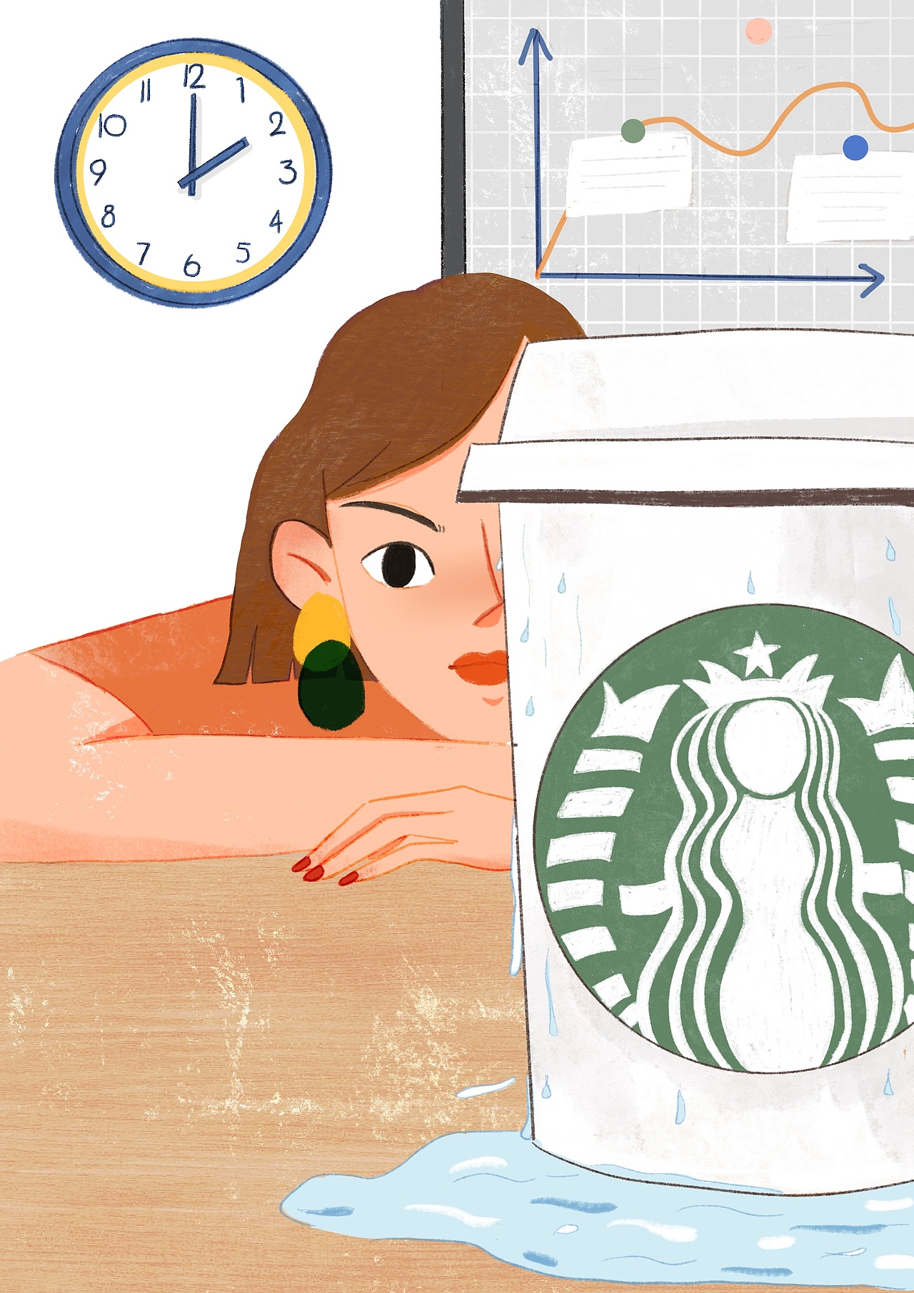 悦指间美甲插画合集