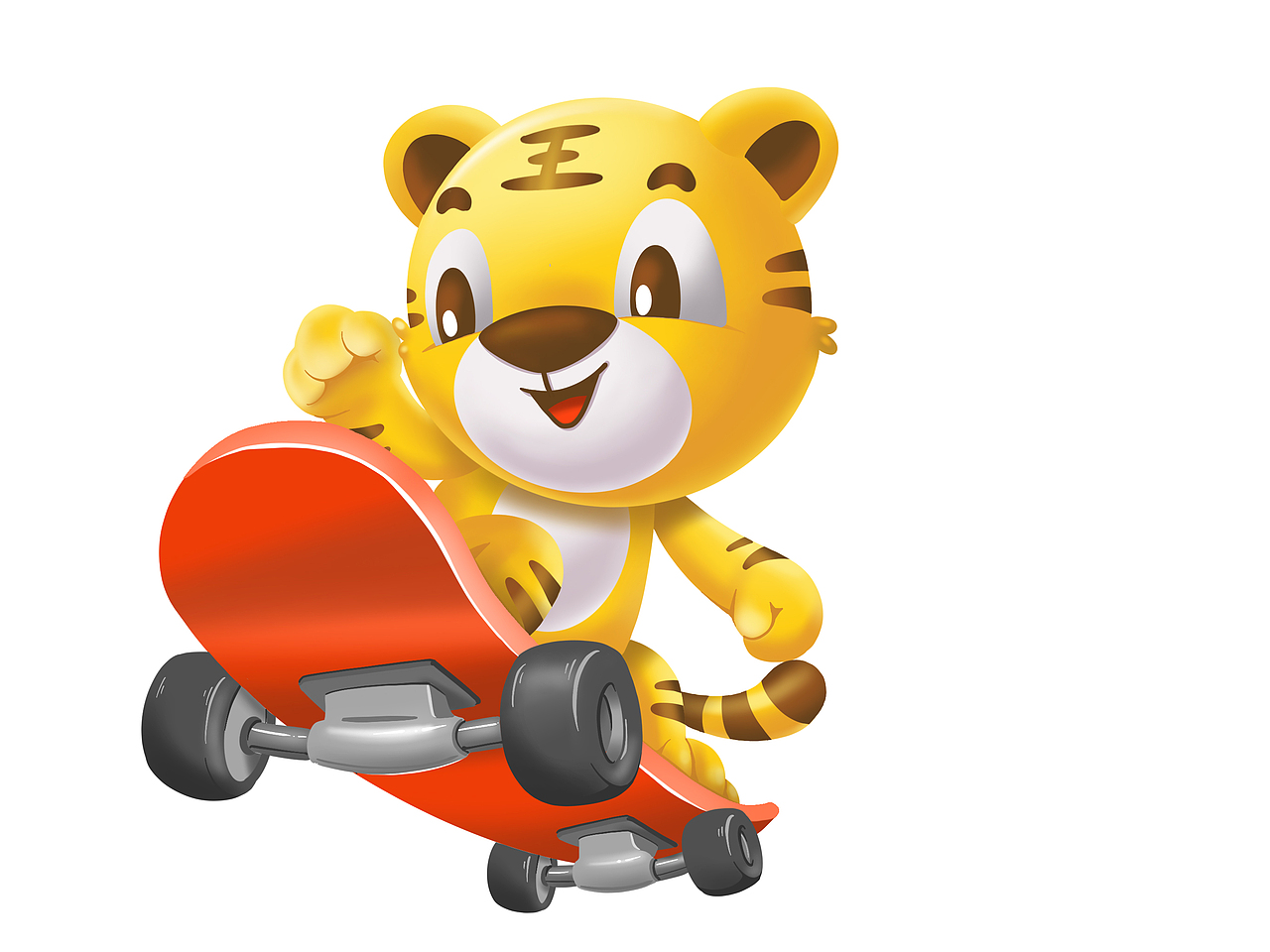 Sam原创小老虎IP形象设计