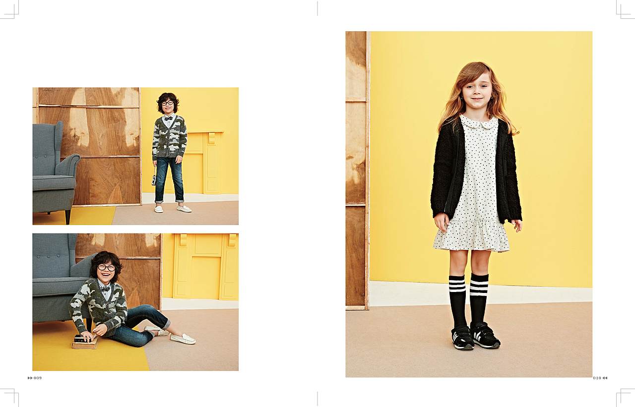 旧作童装画册修片展示