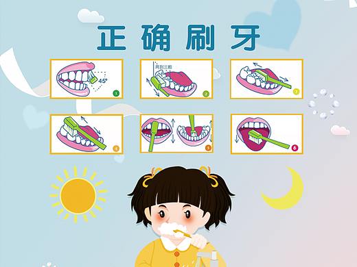 正确刷牙（个人主页-ZMzk3MjMxNjg=） - 宣传物料 - 站酷设计师元杰设计原创素材 - 站酷ZCOOL