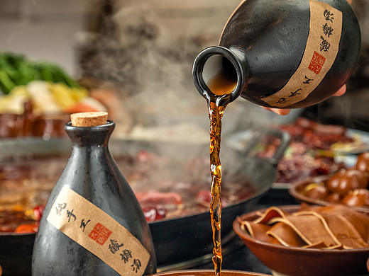 怀旧风火锅菜品拍摄