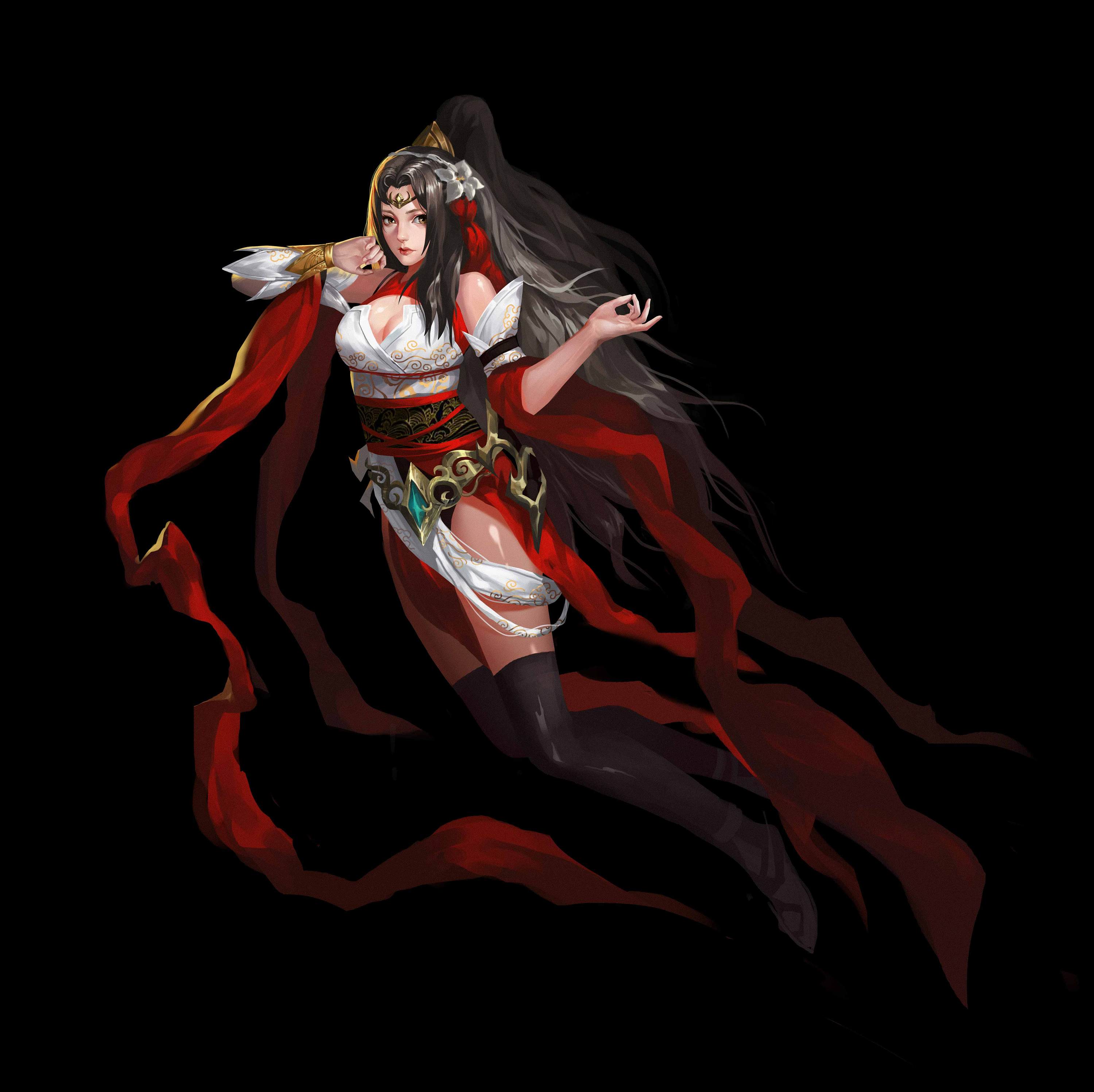 一些日韩角色设计,还有个中国风貂蝉