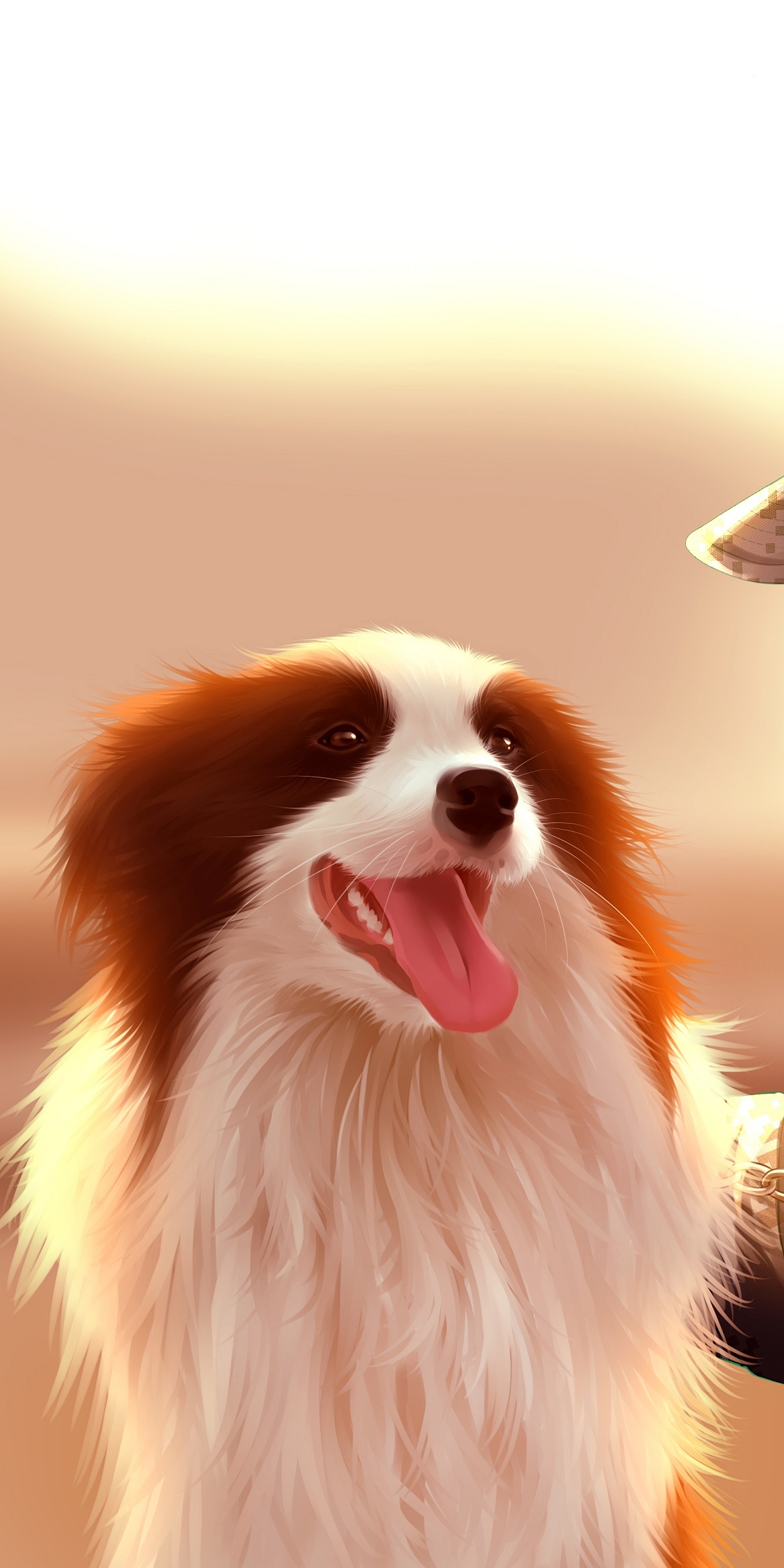 边牧与小姐姐|插画|创作习作|大杨漫画v_原创作品-站酷zcool