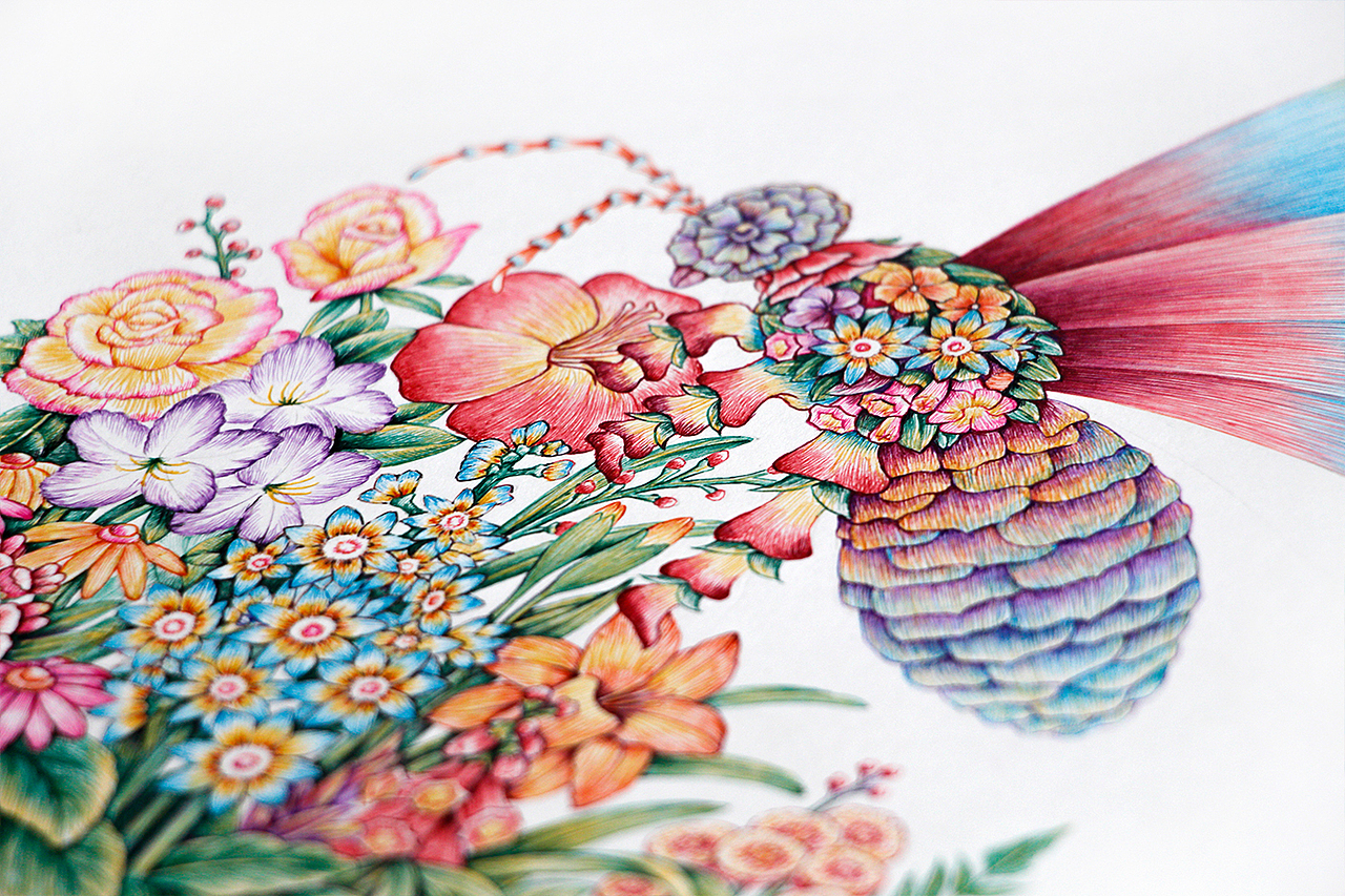 蜂蜜包装插画（图ZOTA0NTgzNDQ=） - 商业插画 - 站酷设计师舒展原创素材 - 站酷ZCOOL