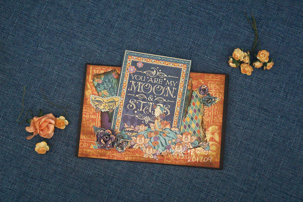 手工贺卡2017.08 - 2017.10（图ZOTQ5MTg0Njg=） - 其他手工艺 - 站酷设计师百里卿酒原创素材 - 站酷ZCOOL