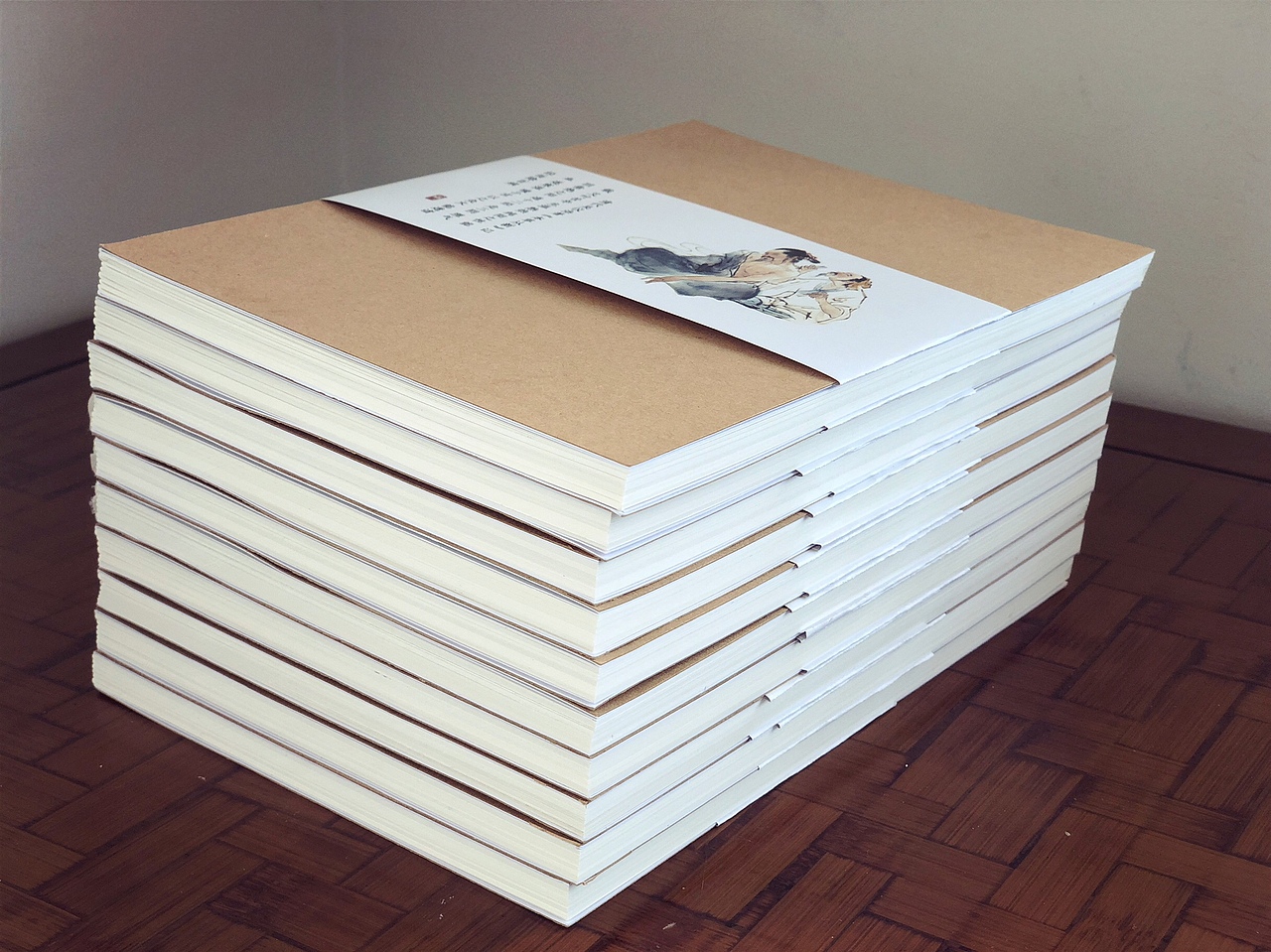 手工裸脊锁线胶装书