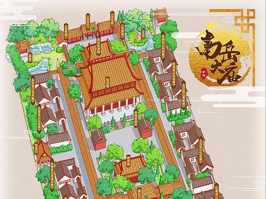 驴迹手绘图地图