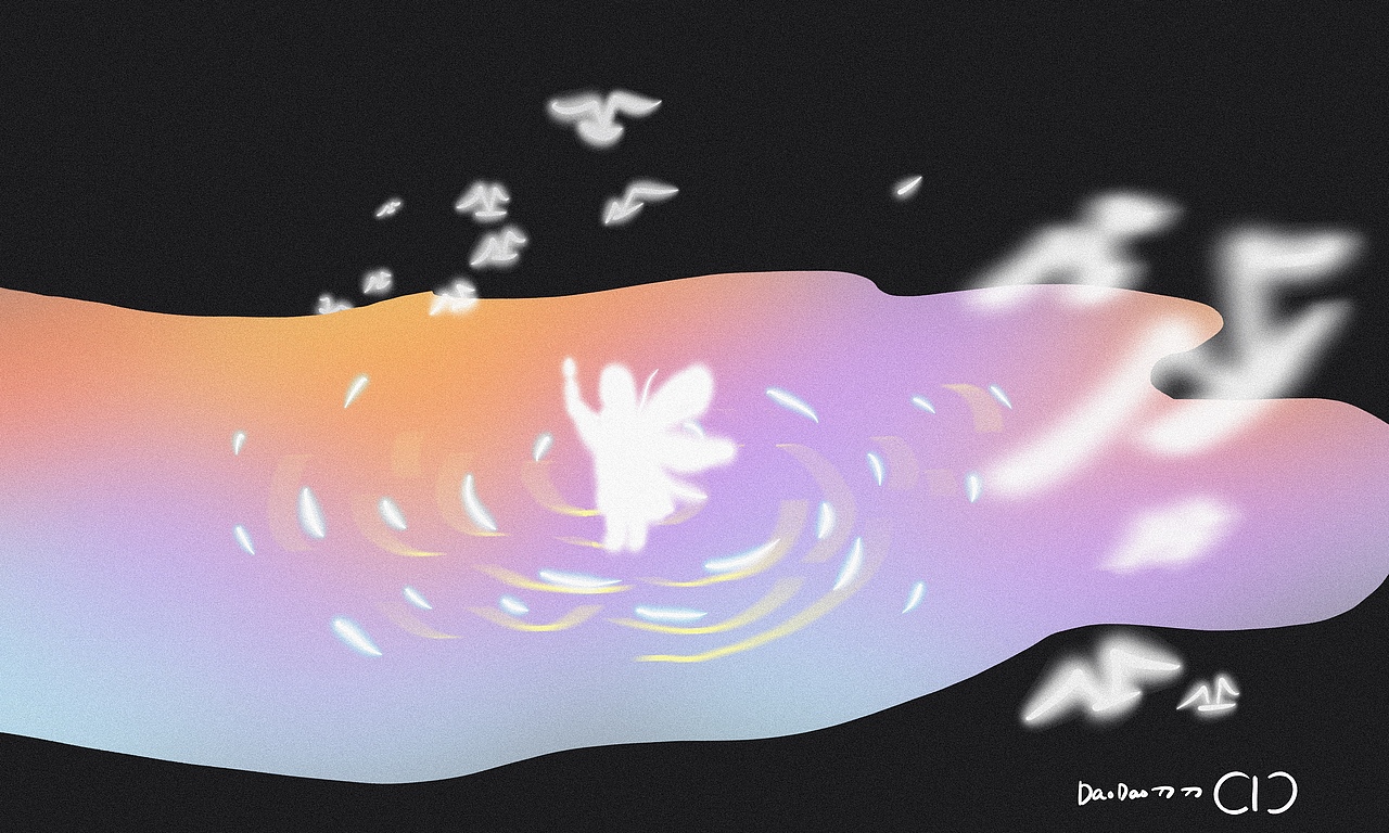 世間有一種光（圖ZMjc0MjM4OTYw） - 藝術(shù)插畫 - 站酷設(shè)計(jì)師山前an原創(chuàng)素材 - 站酷ZCOOL