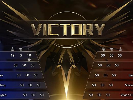 金属风——MOBA游戏UI    界面练习