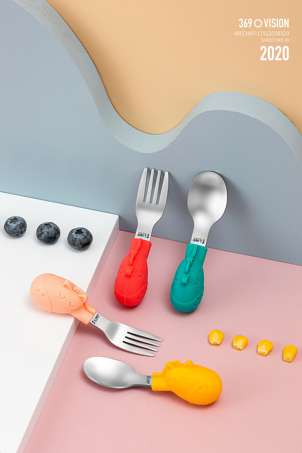 儿童餐具 淘宝静物拍摄
