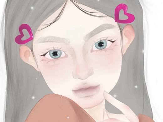 甜美少女可爱风头像